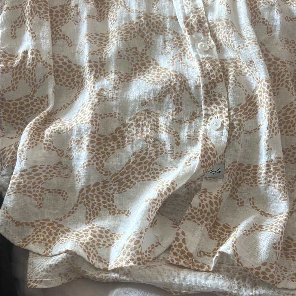 Linen Patterned Shirt - Picture 2 of 4